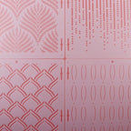 4Pcs Lace Wedding Tiers Pattern Birthday Cake Background Stencil Template - Baking Mesh Seamless Harvest Cake Stencil (XTall A)