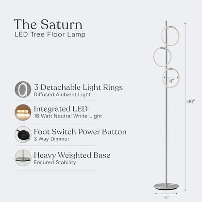 Brightech Saturn LED Tree Floor Lamp - Image 3