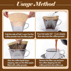Disposable Coffee Paper Filters, 160 Pcs #4 Cone Coffee Filter 8-12 Cup (Natural Unbleached) for Ninja Coffee Maker