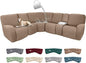 100% Waterproof Sectional Recliner Couch Covers by ROFASVCO