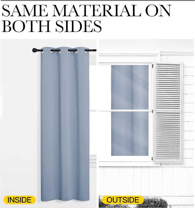 NICETOWN Room Darkening Curtains - Image 5