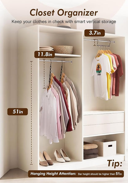 HOUSE DAY Closet Organizers and Storage 12 Pack, College Dorm Room Essentials - Image 8
