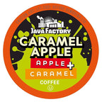 Java Factory Flavored Coffee Pods, Caramel Apple, Compatible with K Cup Brewers Including 2.0, 40 Count