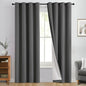 Yakamok Dove Grey 100% Blackout Curtains 84 Inches Long 50" Wide 2 Panel | by Yakamok