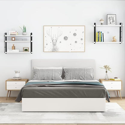 MXCSE Wall Shelves, Wall Mounted Bookshelves, DIY Floating Shelves - Image 5