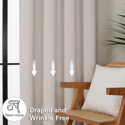 Simplebrand Ava Natural Blackout Curtains - Image 7