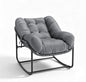 GarveeLife Outdoor Lazy Rocking Chair, Single Metal Rocker by GarveeLife