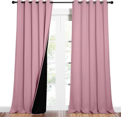 NICETOWN Total Shade Curtains and Draperies, Heavy-Duty Full Light Shading by NICETOWN
