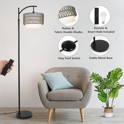 eyassi Floor Lamps for Living Room, Arc Standing Lamp - Image 4