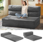 JUIKURY Folding Sofa Bed, Convertible Sleeper Chair by Unknown