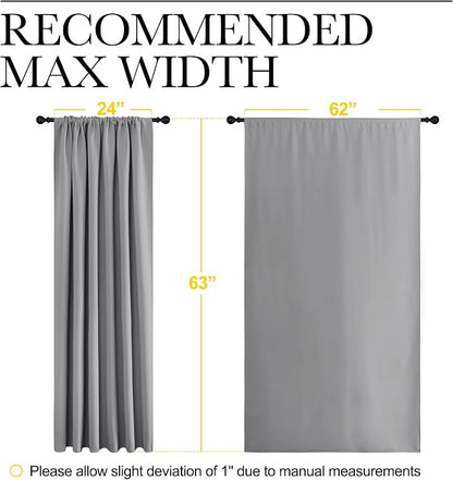 NICETOWN Short Curtains for Wide Window - Image 7