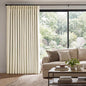 Pinch Pleated Linen Curtains 100% Blackout 90 Inches Long by AUSSPVOCT