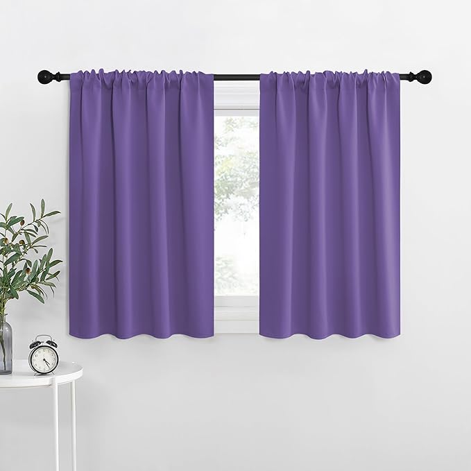 NICETOWN Blackout Curtains for Living Curtains, Lilac Purple, 2 Panels by NICETOWN
