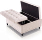 Garvee 36'' Large Square Storage Ottoman, Lift Top Storage Ottoman Coffee Table by Garvee