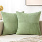 MIULEE Sage Green Decorative Throw Pillow Covers by MIULEE