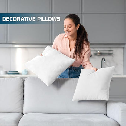 Utopia Bedding Throw Pillows, Decorative 17x17 Pillow Inserts - Image 3