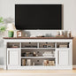 IDEALHOUSE Farmhouse TV Stand for TVs Up to 75", Entertainment Center by IDEALHOUSE