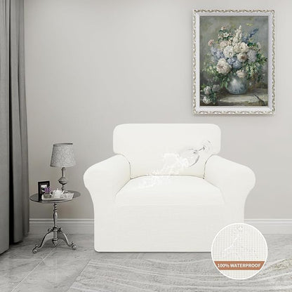 Easy-Going 100% Waterproof Oversized Chair Couch Cover, Stretch Sofa Cover | - Image 2
