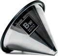 Barista Warrior Compatible for Chemex & Hario V60 Pour Over Coffee Filters - Reusable Stainless Steel - Best Coffee Maker and Bar Accessories (Silver)
