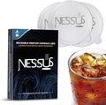 Nessus 200 PCS Original Aluminum Foil Seals Lids from Vertuo Reusable Pods Kit, [ALSeal EZ FIT] for Nespresso Refillable Pods, Compatible with Nespresso Vertuoline Machine(Foil Seals Only)