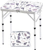 Yriuat Folding Camping Table 2ft Portable Picnic Table Adjustable Height Small by Yriuat