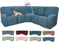100% Waterproof Sectional Recliner Couch Covers by ROFASVCO