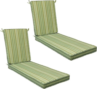 AAAAAcessories Outdoor Chaise Lounge Cushions, Fade-Resistant, Waterproof Patio by AAAAAcessories