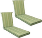 AAAAAcessories Outdoor Chaise Lounge Cushions, Fade-Resistant, Waterproof Patio by AAAAAcessories