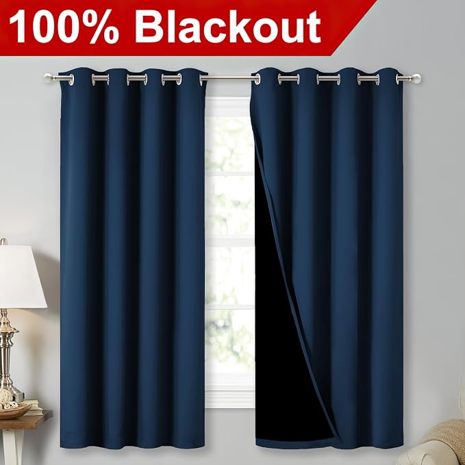 NICETOWN 100% Blackout Curtains - Image 2