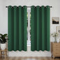 Joydeco Blackout Curtains 63 Inchs Long 42 Wide Black Out Curtains 2 Panels by JOYDECO