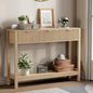 Nasonet Fluted Console Table, Wooden Sofa Table by Nasonet