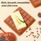 Dubai Chocolate Molds 1 Inch Deep, Silicone Chocolate Bar Mold – Non-Stick, Flexible, Large and Thick Homemade Chocolates, Candies, and Desserts - Set of 2