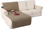 Turquoize 100% Waterproof Sofa Covers Chaise Lounge L Shape Sofa Protector Slip by Turquoize