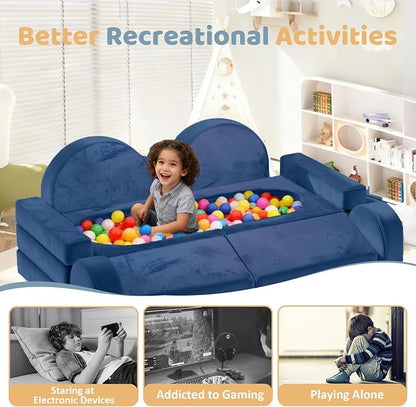 12pcs Modular Kids Play Couch - Image 6
