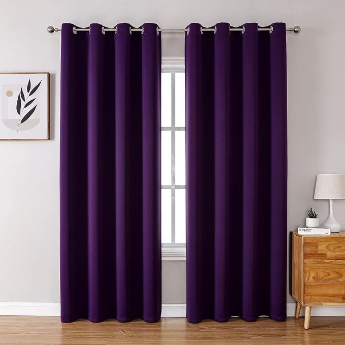 ChrisDowa Blackout Curtains for Bedroom and Living Room 84 Inches Long | 2 by ChrisDowa