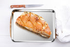 P&P CHEF 9 Inch Baking Cookie Sheet, Oven Pan Tray Stainless Steel Sheet Pan for Kitchen, Oven Bakeware for Multi Uses, Shiny Look & Dishwasher Safe, Healthy & Heavy Duty, 4Pcs