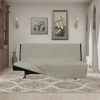 Easy-Going Reversible Couch Cover, Large Futon Sofa, Water Resistant Furniture - Image 2