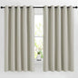 NICETOWN Natural Room Darkening Bedroom Curtain, Window Treatment Thermal by NICETOWN