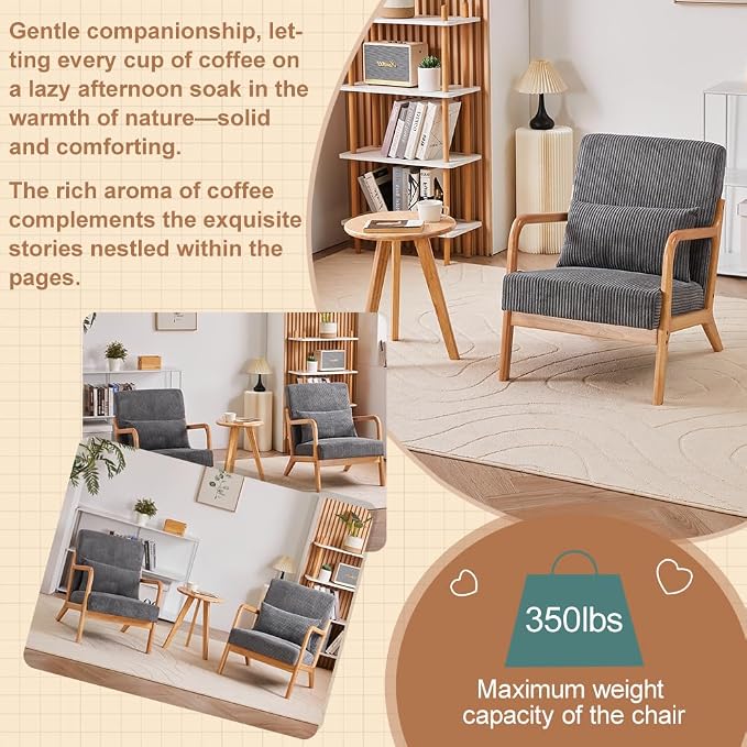 Mid-Century Modern Accent Chair - Image 5
