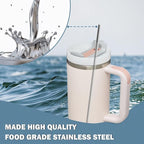 Stainless Steel Replacement Straws for Stanley Adventure Travel Tumbler (6 Straws for 30oz)