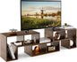 Tangkula 3 Pieces Console TV Stand, Free-Combination Entertainment Center by TANGKULA