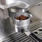 FIRJOY 54mm Espresso Dosing Funnel for Breville Barista Portafilters (Stainless Steel-Silver)