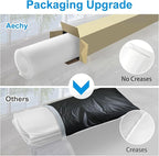 AECHY Silicone Mats for Kitchen Counter 47"x23.6"x0.08”, Largest Heat Resistant Mat Shipped Rolled Up Kitchen Island Silicone Countertop Protector Mat Nonslip Extra Large Counter Mat, Translucent