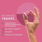 WOKEN COFFEE Compostable Nespresso Pods - Portofino Medium Roast Italian Espresso Coffee Capsules Compatible With Nespresso Coffee Machine (80 Pod Count, 8 Boxes)