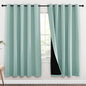 NICETOWN 100% Blackout Window Curtain Panels, Full Light Blocking Drapes by NICETOWN