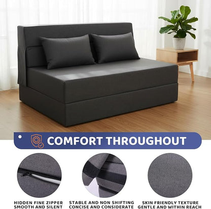 Fvkind Folding Sofa Bed, Foldable Sleeper Chair - Image 4
