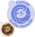 Stencil Stop Custom Coffee Stencil - Customizable for Business Logos, Faces, Images - 14 Mil Mylar Plastic (2.5 x 2.5 inches - 25 Pack)