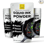 Black Hut Cuttlefish Squid Ink Powder, Perfect for Festive Baking & Cooking, Ideal for Rice, Noodles, Pasta, Spaghetti, Risotto, Tinta de Sepia, Halal Certified, Contains Molluscs, 1.76oz / 50g