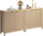 SICOTAS Rattan Sideboard Buffet Cabinet by SICOTAS