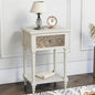 HOMPUS Fully Assembled Farmhouse Nightstand by HOMPUS